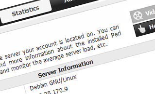 server information thumb
